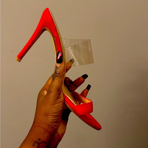 Rouge Red Sling Heel US 10 - Picture 1 of 3
